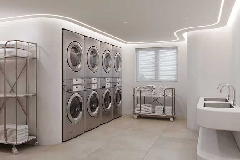 THI CÔNG GIẶT SẤY TỰ ĐỘNG LG